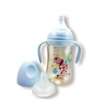 Bình ppsu 240ml họa tiết tay cầm