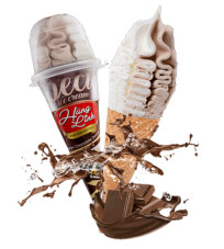 Kem ốc quế gelato socola